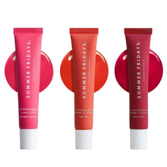 Summer Fridays Lip Butter Balm - Moisturizing Lip Gloss for Instant Shine + Sheer Color - With Nourishing Shea Butter - Everyday Makeup + Skin Care Summer Essentials - Vegan - Pink Sugar (.5 Oz)