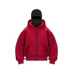 Men's Hooded Zip-Up Baseball Jacket