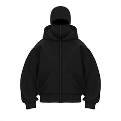Men's Hooded Zip-Up Baseball Jacket