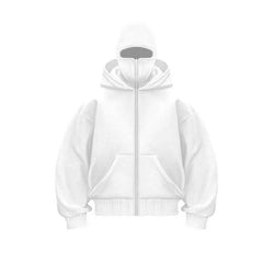 Men's Hooded Zip-Up Baseball Jacket